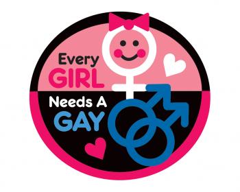 Logo Design entry 71747 submitted by melissamax to the Logo Design for EVERY GIRL NEEDS A GAY run by STEPHIESTJAMES