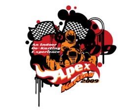T-Shirt Design entry 73857 submitted by chotii to the T-Shirt Design for Apex Karting run by Apex Karting