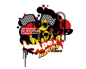 T-Shirt Design entry 73859 submitted by MariaCane to the T-Shirt Design for Apex Karting run by Apex Karting