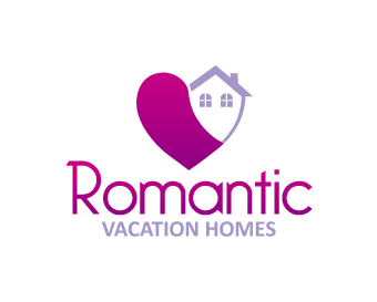 Logo Design entry 80334 submitted by mahmur to the Logo Design for www.RomanticVacationHomes.com run by angie810