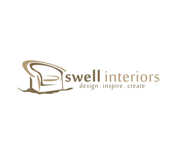 Logo Design entry 593677 submitted by sambel09 to the Logo Design for Swell Interiors run by srturnerjr