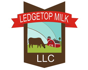 Logo Design entry 594513 submitted by forevera to the Logo Design for Ledgetop Milk LLC run by 19angus
