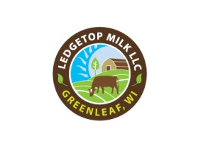 Logo Design entry 594494 submitted by cah_rusak to the Logo Design for Ledgetop Milk LLC run by 19angus