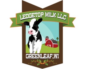Logo Design entry 594504 submitted by cah_rusak to the Logo Design for Ledgetop Milk LLC run by 19angus