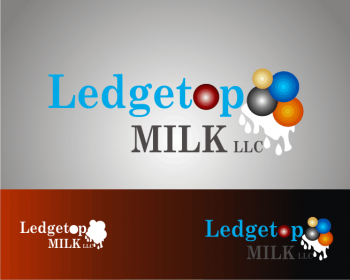 Logo Design entry 594513 submitted by vinky to the Logo Design for Ledgetop Milk LLC run by 19angus