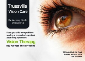 Brochure Design Entry 595264 submitted by v.kanev to the contest for Trussville Vision Care run by zsteele14