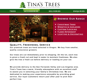 Web Design entry 595318 submitted by 3belas to the Web Design for tinastrees.com run by Tina