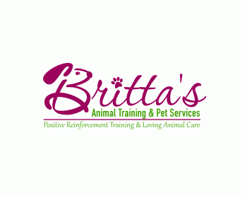 Logo Design entry 599836 submitted by cclia to the Logo Design for Britta's Animal Training and Pet Services run by Britta