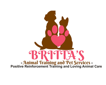 Logo Design entry 599880 submitted by forevera to the Logo Design for Britta's Animal Training and Pet Services run by Britta