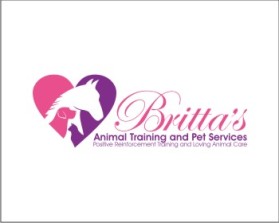 Logo Design entry 599869 submitted by rekakawan to the Logo Design for Britta's Animal Training and Pet Services run by Britta