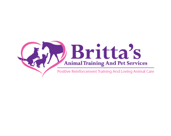 Logo Design entry 599880 submitted by rekakawan to the Logo Design for Britta's Animal Training and Pet Services run by Britta