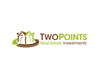 Logo Design entry 601463 submitted by LeAnn to the Logo Design for Two Points Real Estate Investments run by JuliaKappel