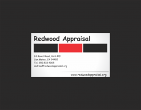 Business Card & Stationery Design entry 602063 submitted by glowerz23 to the Business Card & Stationery Design for Redwood Appraisal run by firstpage