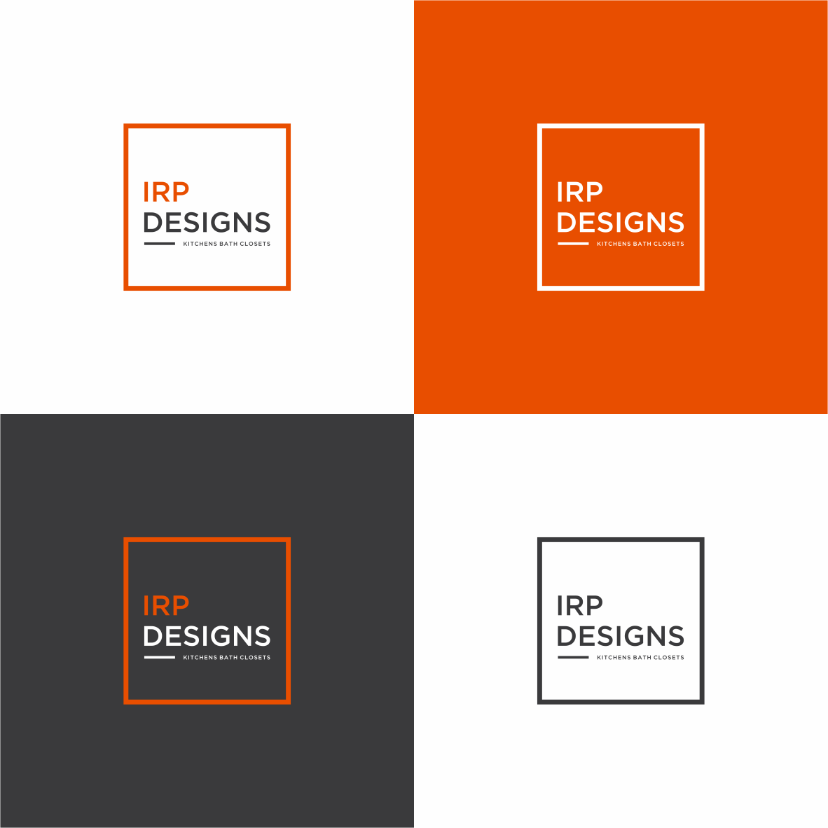 Logo Design entry 603812 submitted by rasto to the Logo Design for IRP DESIGNS  run by fede.martin74