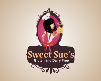 Logo Design entry 613871 submitted by tdesign to the Logo Design for Sweet Sue's Gluten and Dairy Free run by David P.