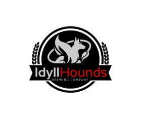 Logo Design Entry 615190 submitted by JSan to the contest for IdyllHounds Brewing Company run by idyllhounds