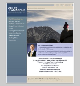 Web Design entry 617418 submitted by kuzuma to the Web Design for Dr. Gilles LaMarche run by Dr. Gilles LaMarche