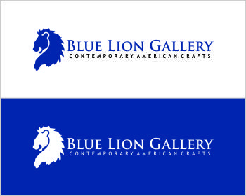 Logo Design entry 619400 submitted by H2O Entity to the Logo Design for Blue Lion Gallery run by Artsy Deb