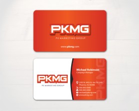 Business Card & Stationery Design entry 620140 submitted by TCMdesign to the Business Card & Stationery Design for PK Marketing Group run by pkmg