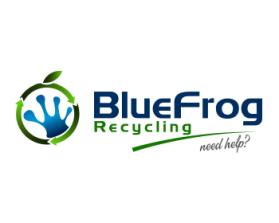 Logo Design entry 621672 submitted by JSan to the Logo Design for BlueFrogRecycling.com run by green25