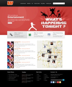 Web Design entry 633881 submitted by KaRaKteR to the Web Design for Map-Based Event Search Site run by treatmet