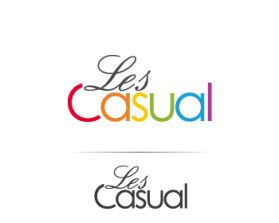 Logo Design entry 634149 submitted by visionaries to the Logo Design for Les Casual run by YishaiG