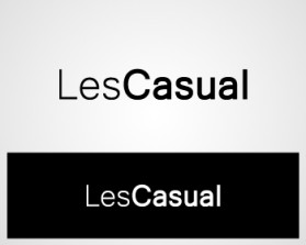 Logo Design entry 634272 submitted by visionaries to the Logo Design for Les Casual run by YishaiG
