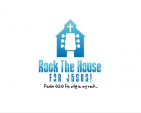 Logo Design entry 635809 submitted by ableh to the Logo Design for Rock The House For Jesus! run by Nacona