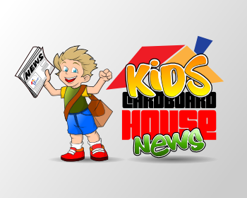 Logo Design entry 640055 submitted by GreenAndWhite to the Logo Design for Kids Cardboard House News run by Beezer Playhouses