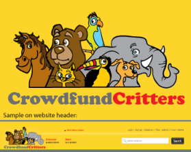 Logo Design entry 642310 submitted by john12343 to the Logo Design for CrowdfundCritters run by cheeptravel