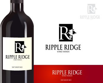 Logo Design entry 645907 submitted by madskill to the Logo Design for Ripple Ridge Vineyards LLC run by Ripple