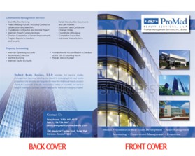 Brochure Design entry 648538 submitted by ashoffnercreative to the Brochure Design for promedrealty.com run by ddominey83