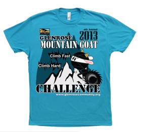 T-Shirt Design entry 651771 submitted by emanuilova to the T-Shirt Design for Glenrose Mountain Goat Challenge run by GMGC