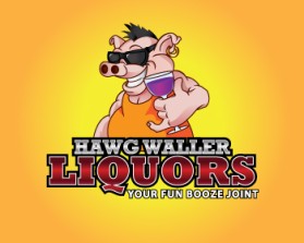 Logo Design entry 653296 submitted by room168 to the Logo Design for Hawg Waller Liquors run by thehawg