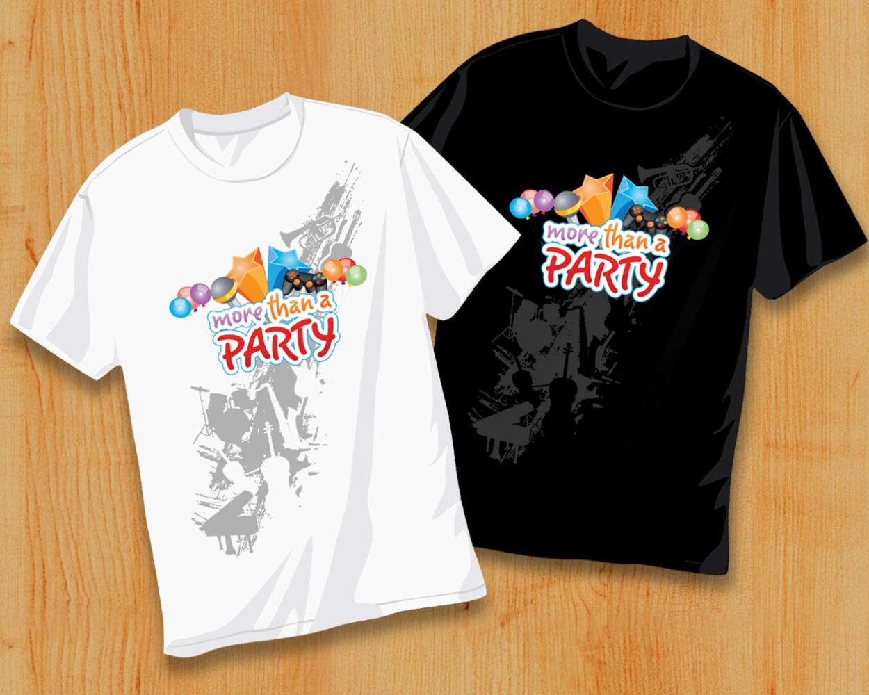 T-Shirt Design entry 654137 submitted by smarttaste to the T-Shirt Design for morethanaparty run by gabes13