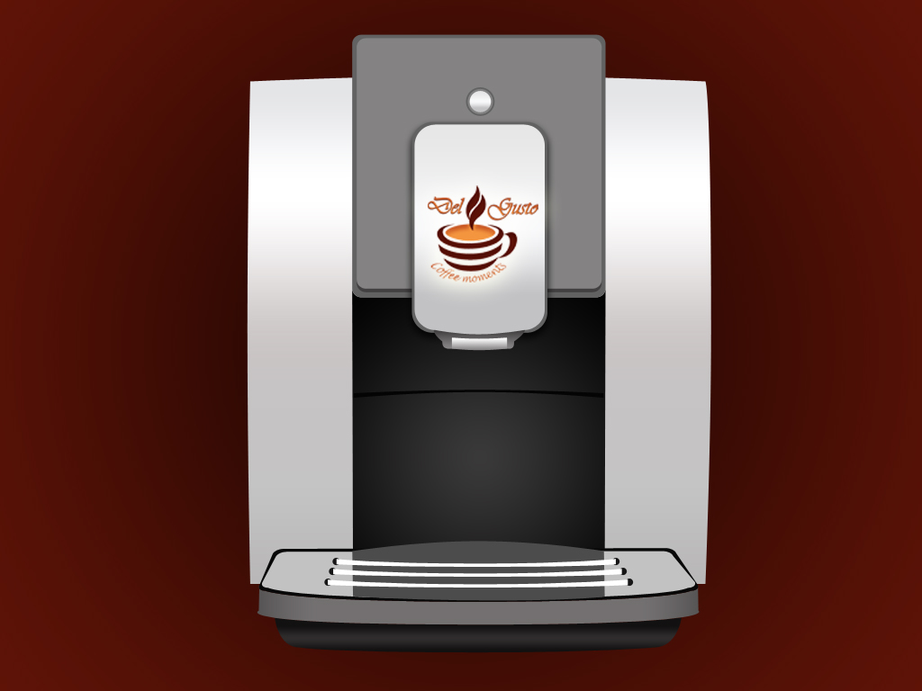 Graphic Design entry 655558 submitted by Adam to the Graphic Design for DelGusto Coffee Machine run by max.bargain