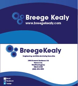 Business Card & Stationery Design entry 656856 submitted by borghon2 to the Business Card & Stationery Design for Manufacturing Engineering continuous improvement  run by BK