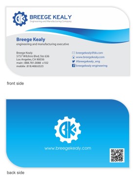 Business Card & Stationery Design entry 656869 submitted by Innovart to the Business Card & Stationery Design for Manufacturing Engineering continuous improvement  run by BK