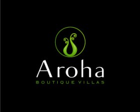 Logo Design entry 657686 submitted by graphic_mj to the Logo Design for Aroha boutique villas run by aroha boutique villas