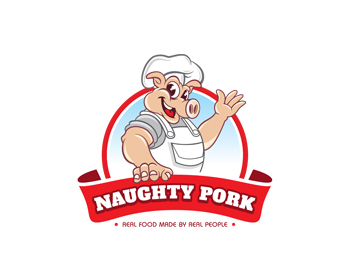 Logo Design entry 659113 submitted by DSD-Pro to the Logo Design for Naughty Pork run by charcuterie