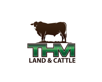 Logo Design entry 660476 submitted by room168 to the Logo Design for THM Land & Cattle Company run by ThmCattle