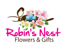 Logo Design entry 661983 submitted by CharlieBrown to the Logo Design for Robin's Nest Flowers & Gifts run by Robin's Nest