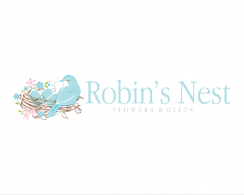 Logo Design entry 662004 submitted by Lifedrops to the Logo Design for Robin's Nest Flowers & Gifts run by Robin's Nest