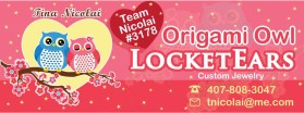 Banner Ad Design entry 665724 submitted by lovelyaly to the Banner Ad Design for www.TinaNicolai.OrigamiOwl.com run by BuddyAndGinger