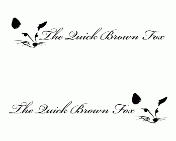 Logo Design entry 679865 submitted by Sharz to the Logo Design for The Quick Brown Fox run by QuickBrownFox