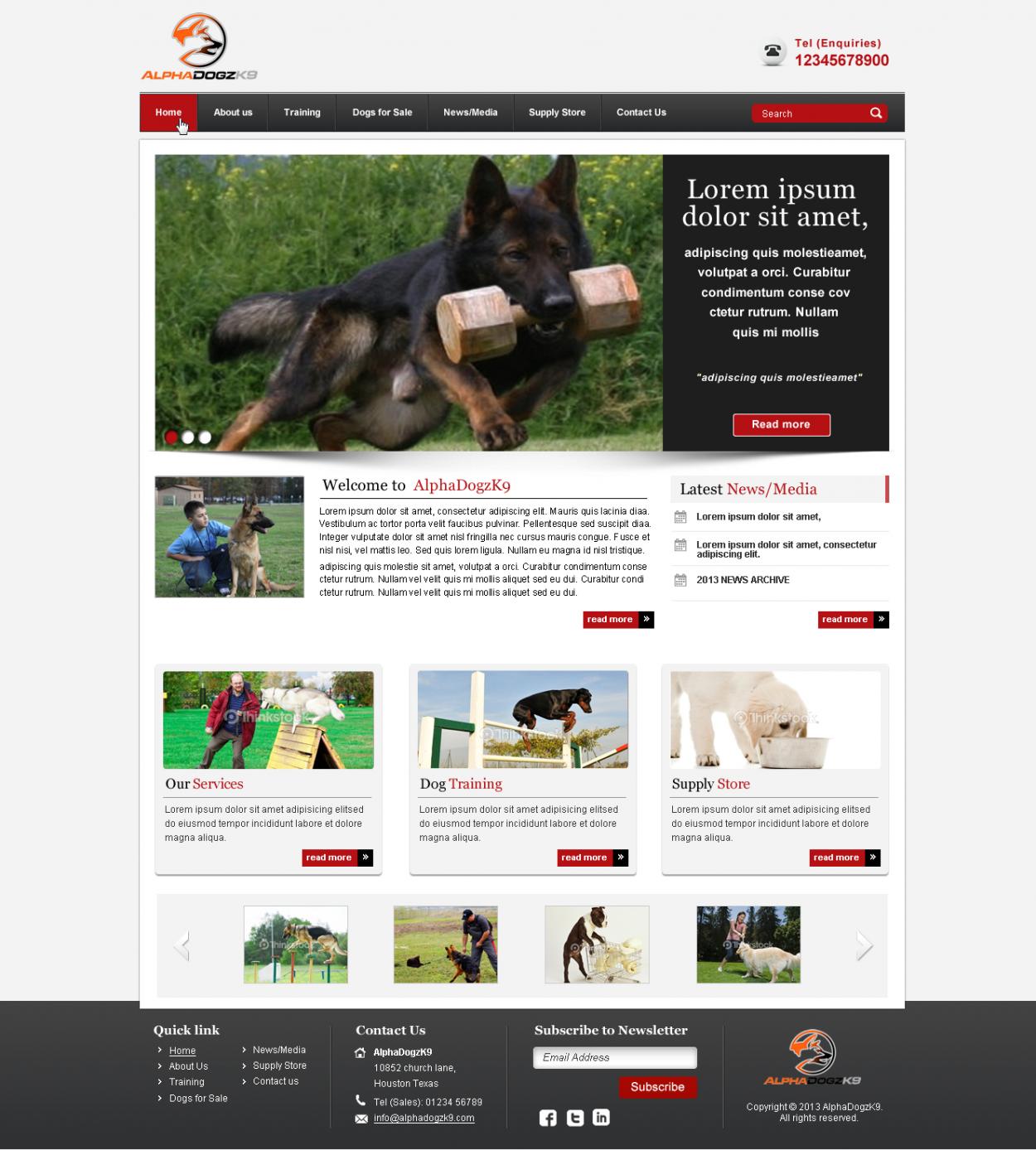 Web Design entry 707383 submitted by nerdcreatives