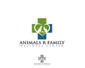 Logo Design entry 680563 submitted by forevera to the Logo Design for Animals R Family Wellness Center run by AnimalsRFamily