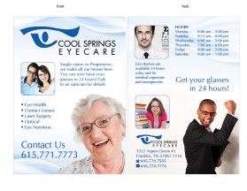 Graphic Design entry 684454 submitted by KenosisDre to the Graphic Design for Cool Springs EyeCare run by jstrock3932