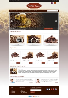 Web Design entry 684472 submitted by Innovart to the Web Design for Coffee House run by tritta65