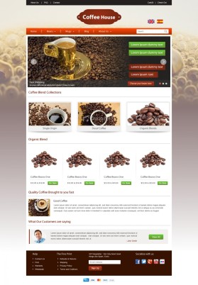 Web Design entry 684473 submitted by dragnoir to the Web Design for Coffee House run by tritta65